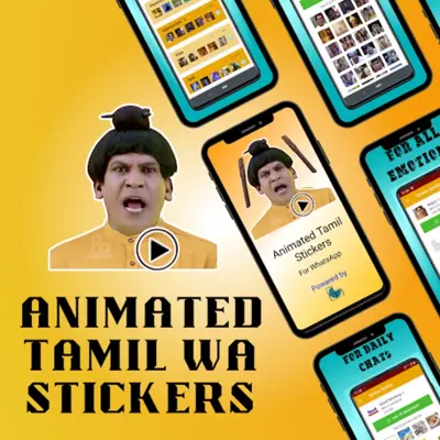 Animated Tamil WAStickers android App screenshot 6